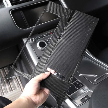 100% Carbon Fiber Center Gear Shift Console Cover For Range Rover Sport 2014-18