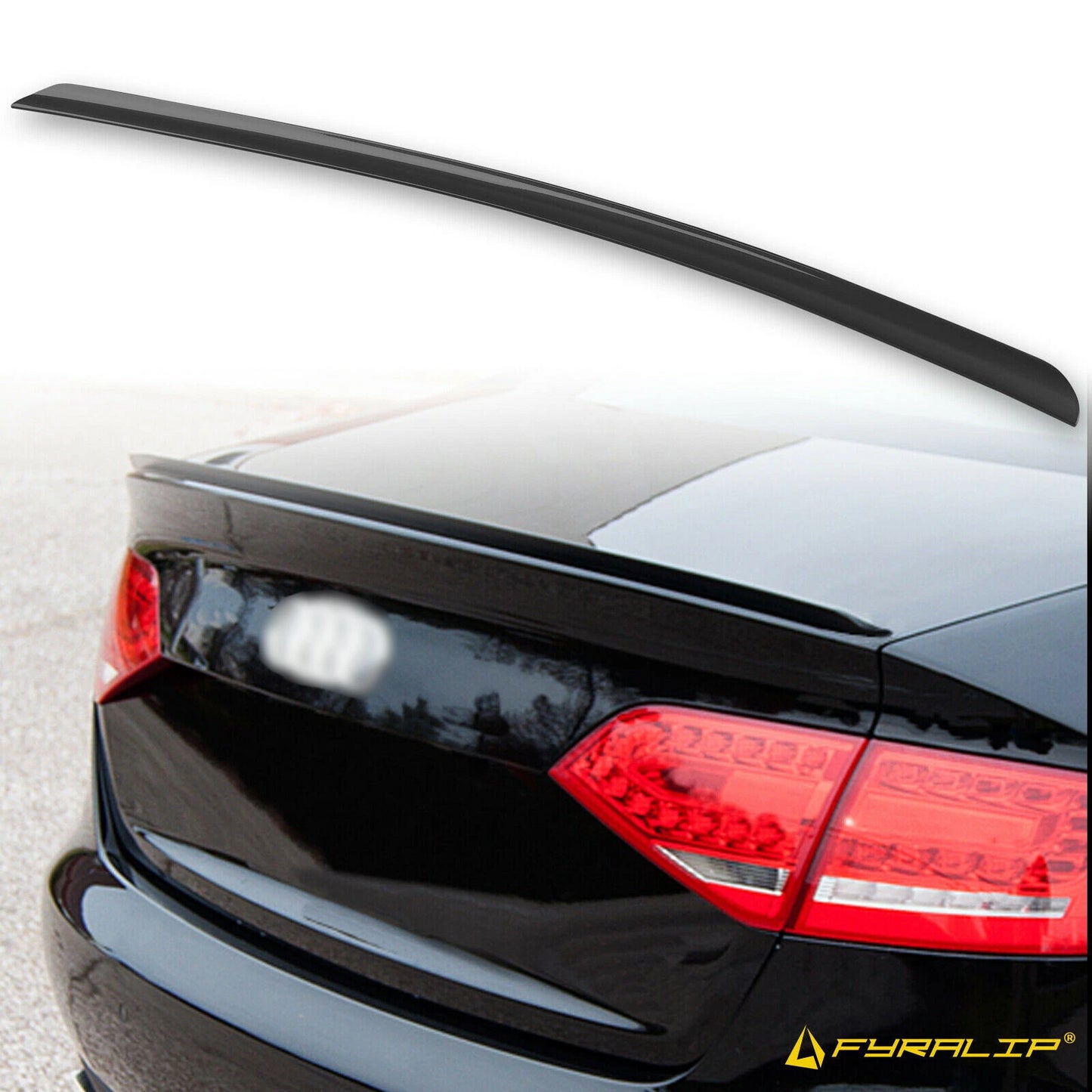 Black Pearl Boot Lip Spoiler for Audi A4 B8 B8.5 (2008-2016)