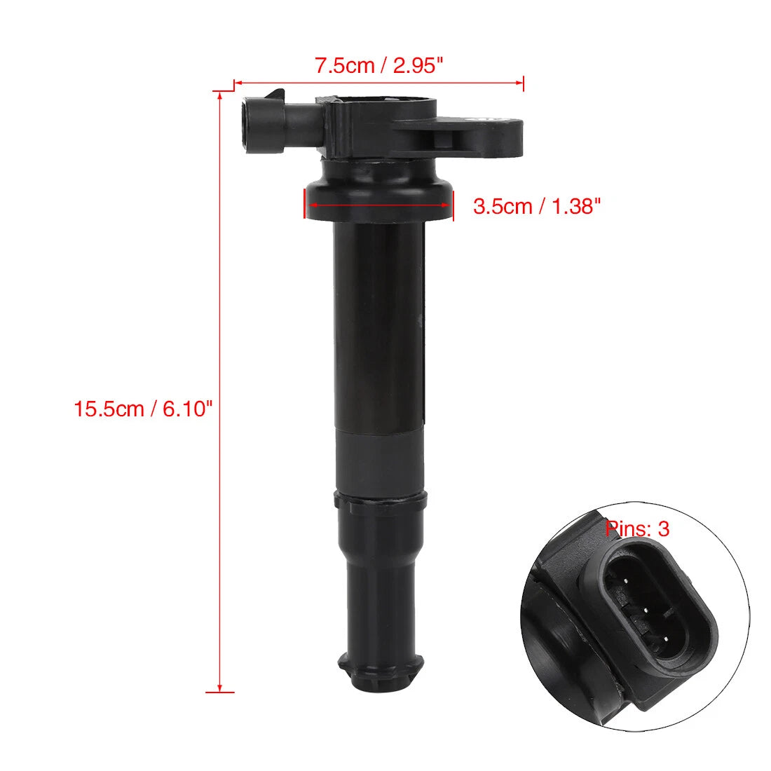 Ignition Coil for Kia Optima EX Sedan 2.4L (2008)