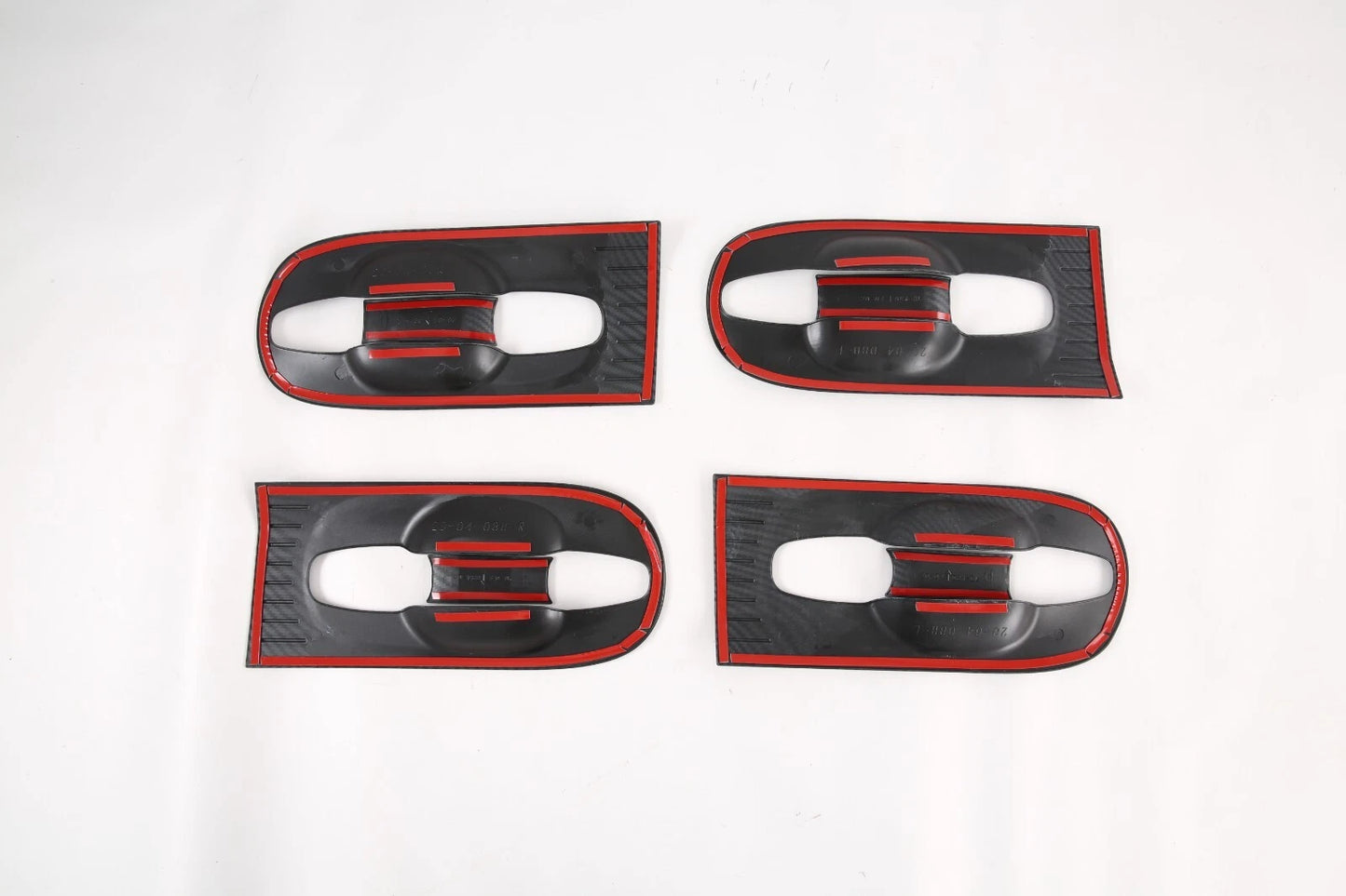 Door Handle Bowl Carbon Fiber Lid ABS Cover Trim for Toyota Sienna (2011-2020)
