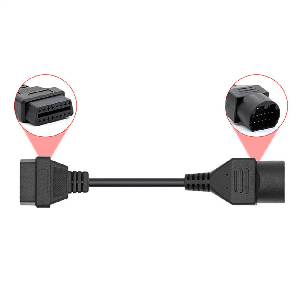 17pin to 16pin OBD2 Diagnostic Cable Adapter for Mazda