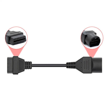 17pin to 16pin OBD2 Diagnostic Cable Adapter for Mazda