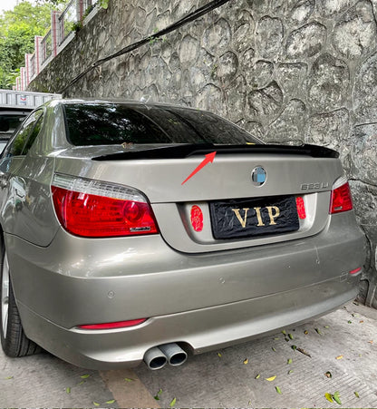 Rear M4 Style Spoiler Wing Glossy Black for BMW E60 5 Series Sedan (2003-2010)