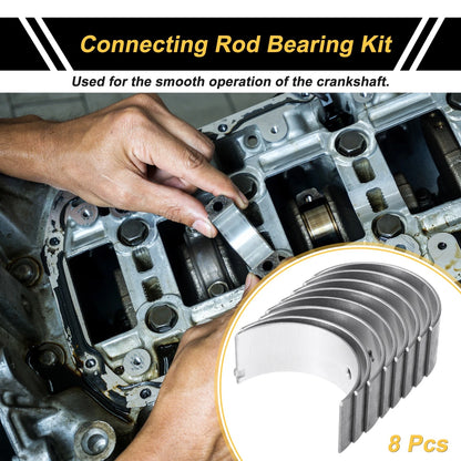 8 x Connecting Rod Bearing Set for Toyota Corolla (1983-1989)