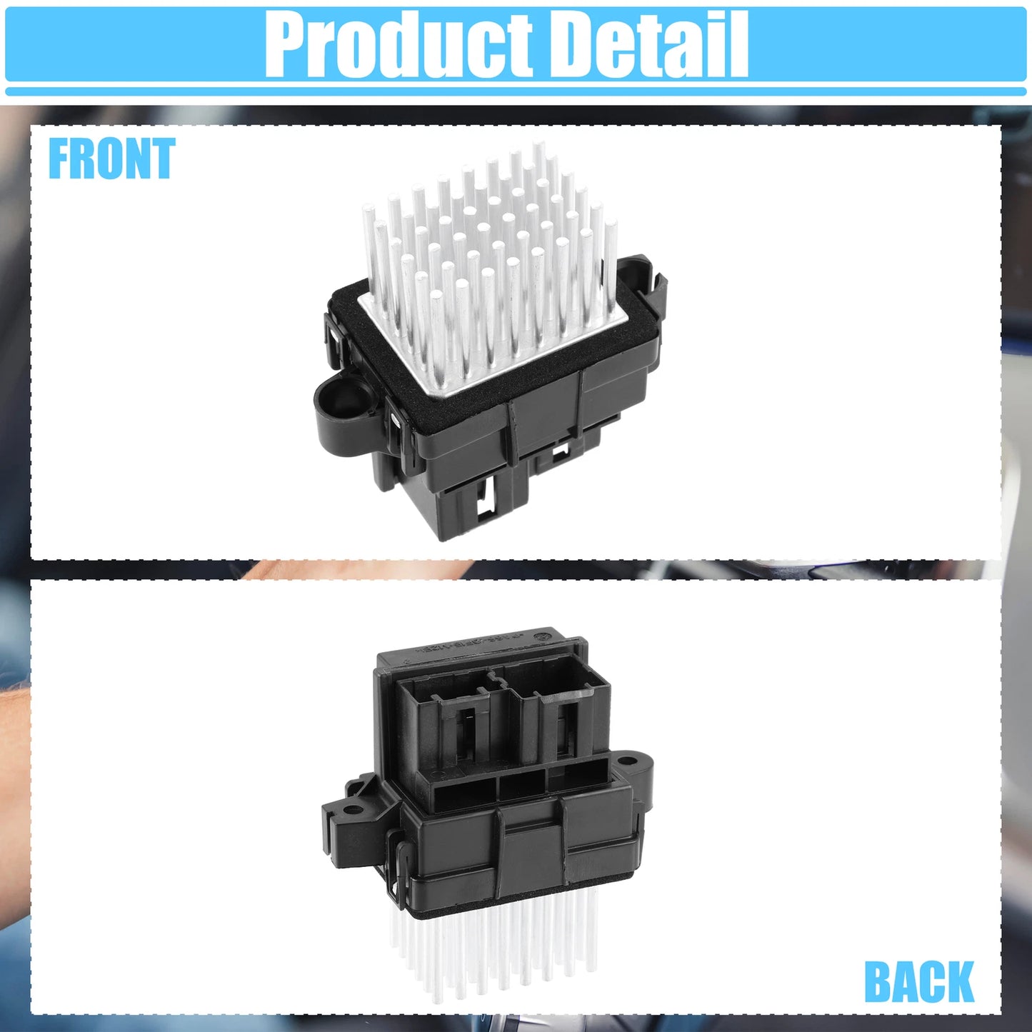 HVAC Blower Motor Resistor AC for GMC Acadia AT4 Denali