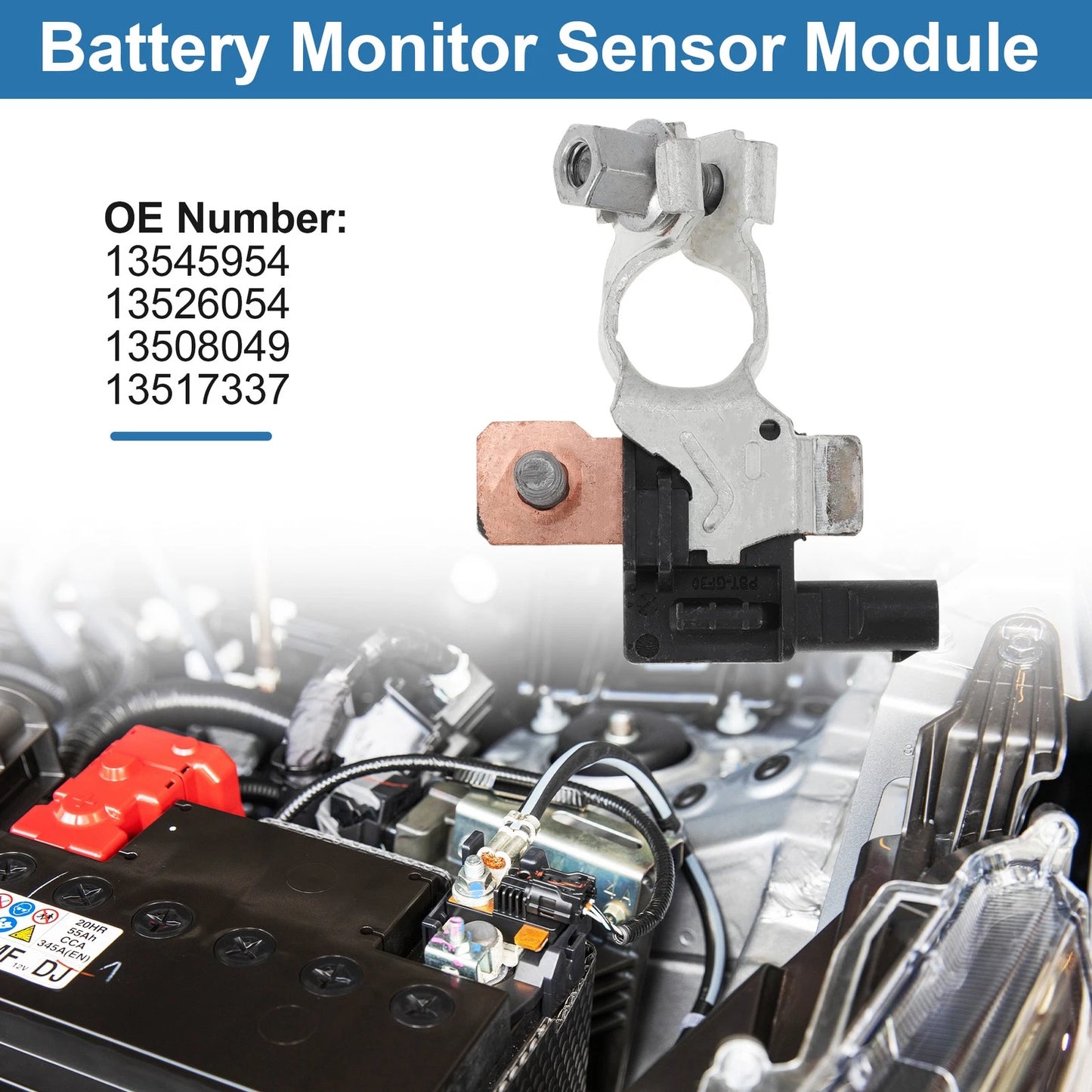 Battery Sensor Monitor Module for Chevrolet Malibu (2018 - 2025)