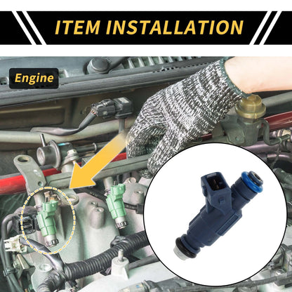 Fuel Injector Nozzle for Ford Explorer 2002-2003 - 4 Holes, Navy Blue