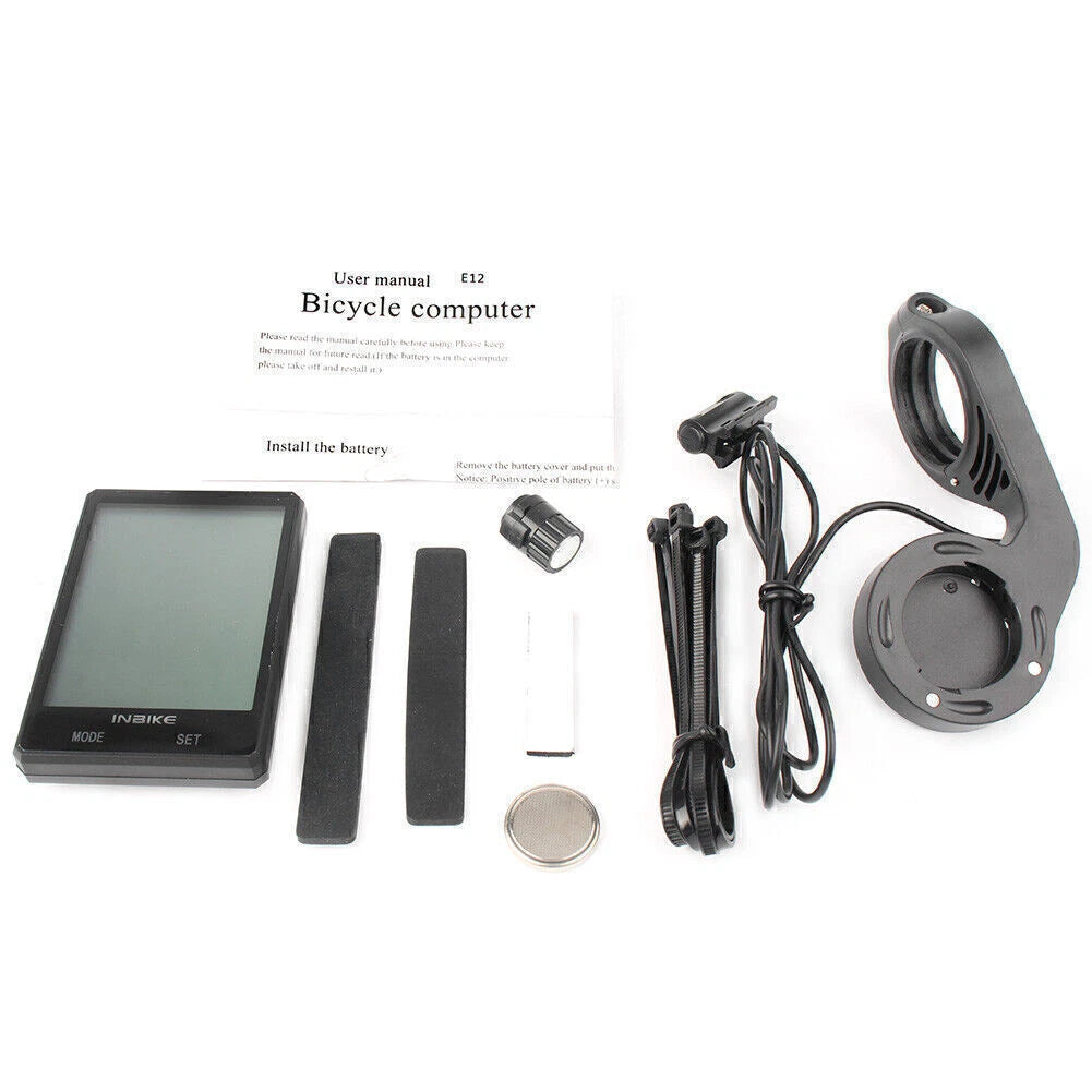Waterproof LCD Odometer Speedometer for INBIKE Bicycle (2020-2023)