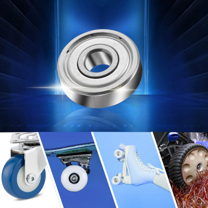 2 x 5x16x5mm Double Metal Shield Single Row Deep Groove Ball Bearings
