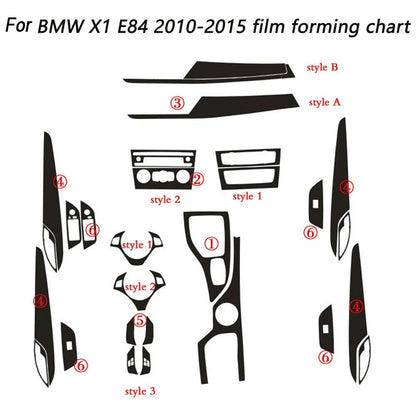 Carbon Fiber Trim Decal for X1 E84 (2010–2015)