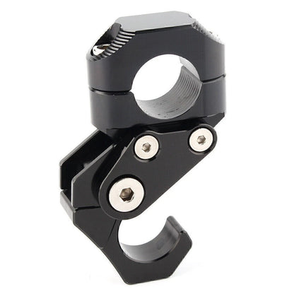 CNC 22MM 7/8" Handlebar Hook for Scooter - Helmet Luggage Bag Hanger Black