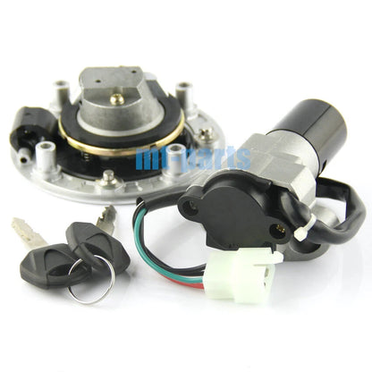 Ignition Key Switch & Fuel Tank Cap Set for Suzuki RF400 RF600 GN76A (1993-97)