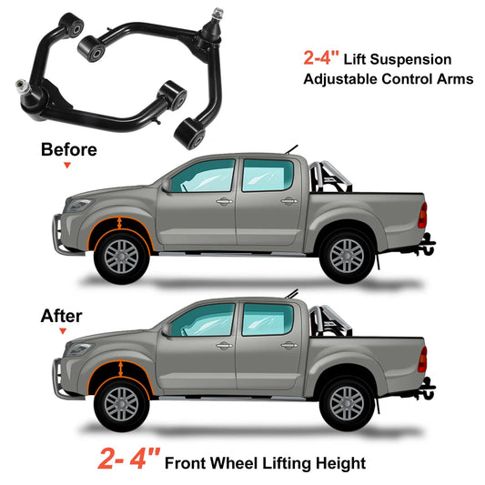 1x 2-4" Car Front Upper Control Arm for Dodge Ram 1500 (2006-2023)