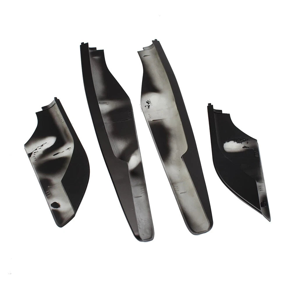 4 x Black ABS Roof Rack End Cover Caps for Mitsubishi Pajero (2009-2018)