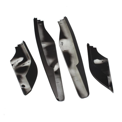 4 x Black ABS Roof Rack End Cover Caps for Mitsubishi Pajero (2009-2018)