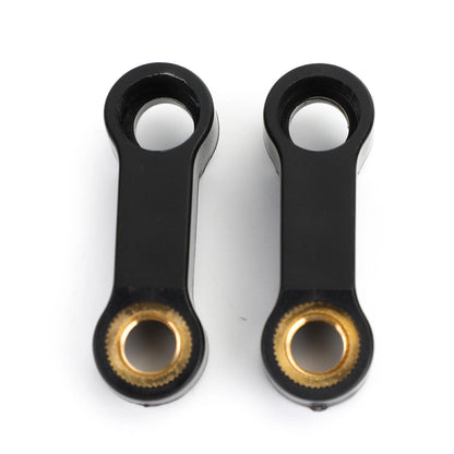 M10 Mirror Extension Flares for Motorcycle Black Right Hand Thread
