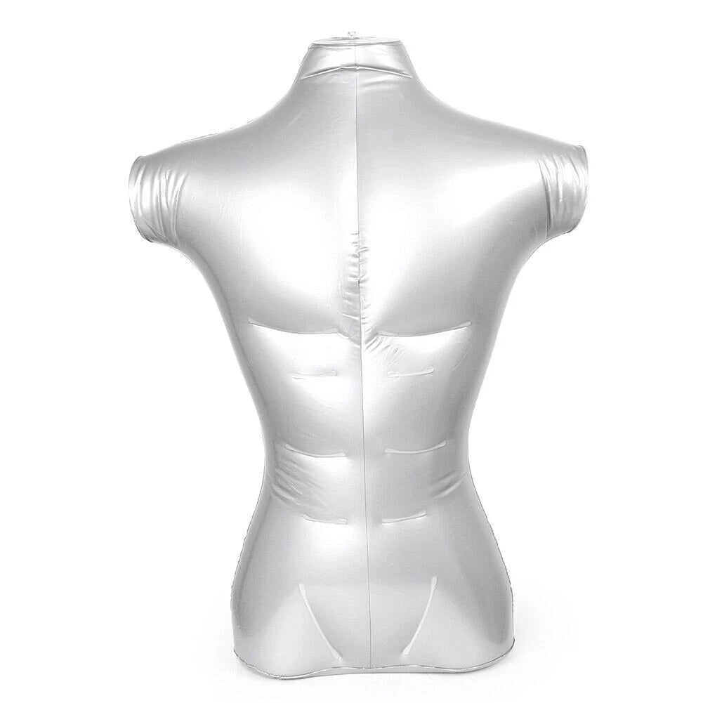 1X Inflatable Mannequin Torso for Display Fashion - Upper Body Model