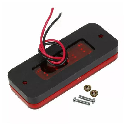 Red LED Side Marker Clearance Lights for Truck Trailer RV Van Camper