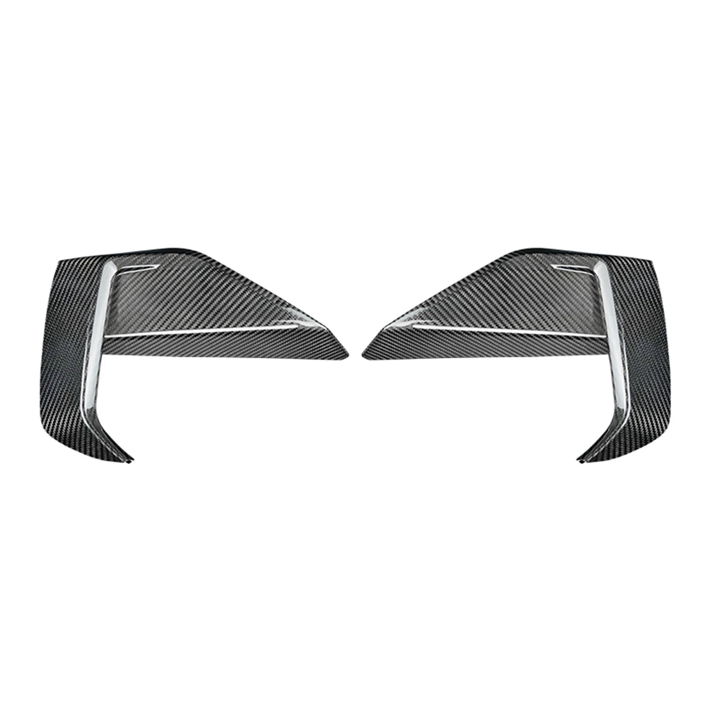 2 x Front Fog Light Air Vent Trim for Ford Mustang 2.3T / 5.0 GT (2024-2025)