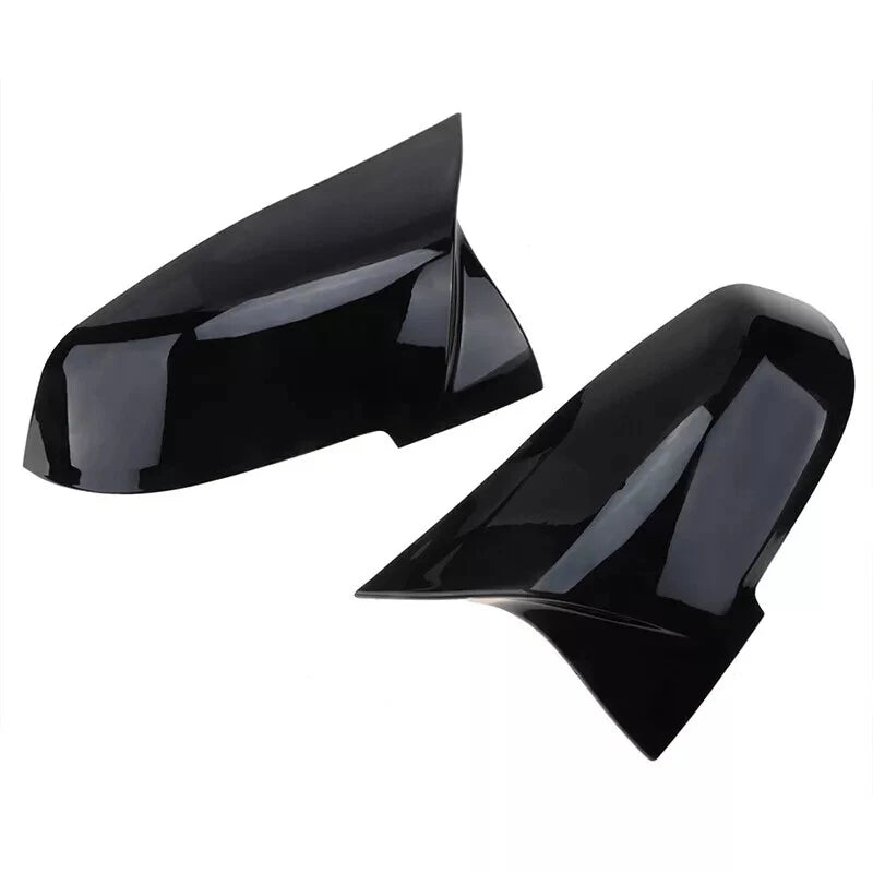 Gloss Black Mirror Caps Covers & Kidney Grill for BMW F30 320i 328i (2012-2018)