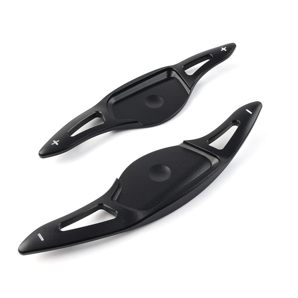 Black Interior Steering Wheel Paddle Shifter Extensions for Hyundai G90