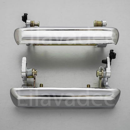 Chrome Outer Door Handles for Datsun 620 Ute Truck Pickup  - 2 x Metal
