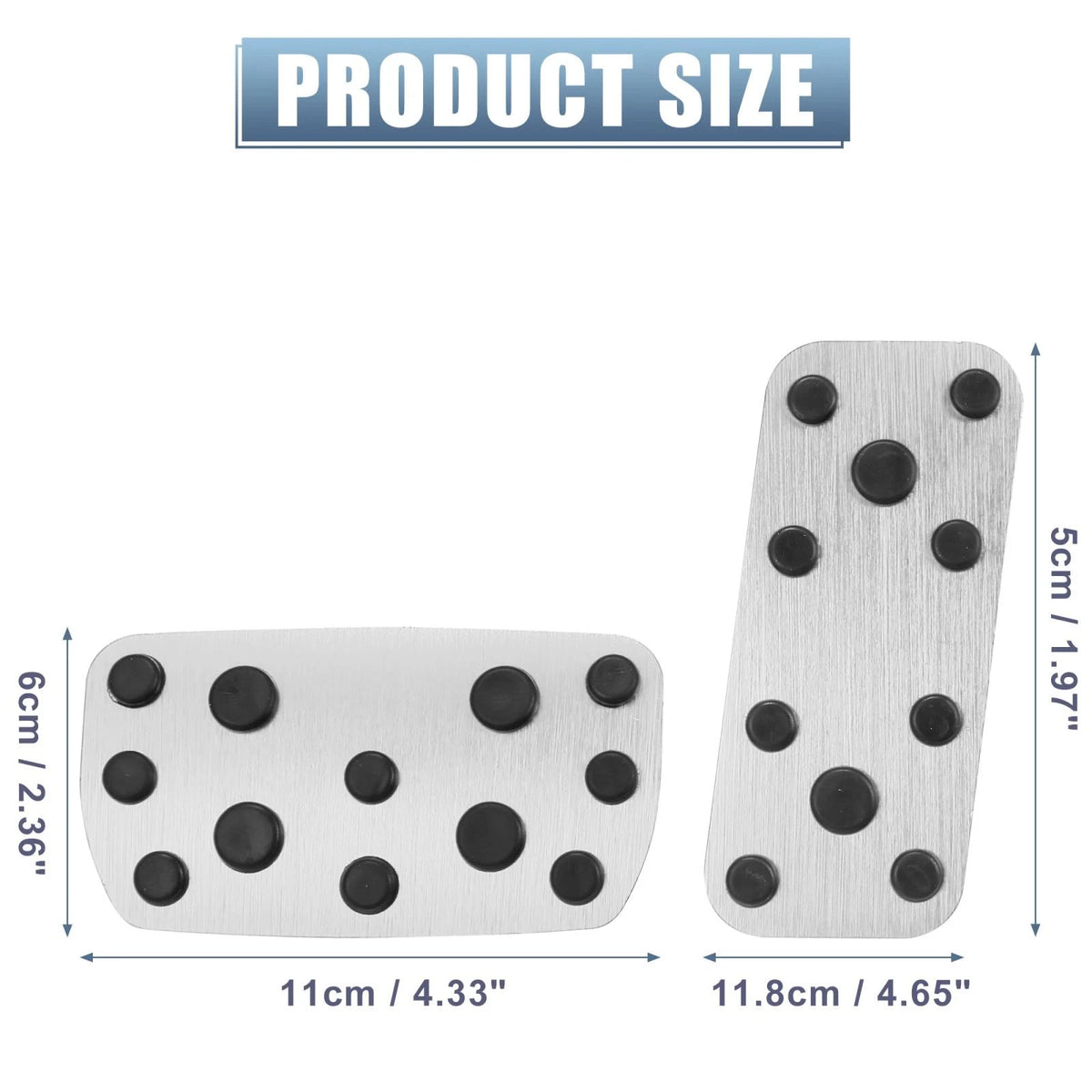 Gas Brake Pedal Cover Pad for Subaru Impreza, Forester
