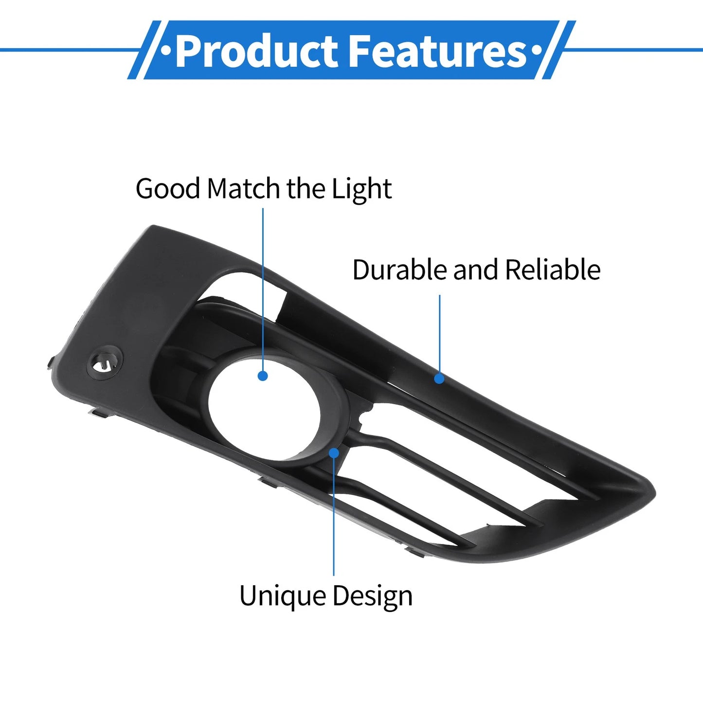 Front Right Fog Light Grill for BMW 2 Series (2013-2018) - 1 x Piece