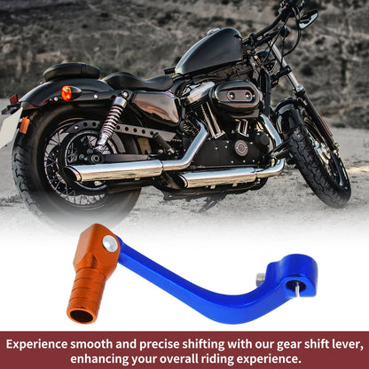 Folding Shifter Lever for Honda CRF110F (2013-2018) - Blue Orange