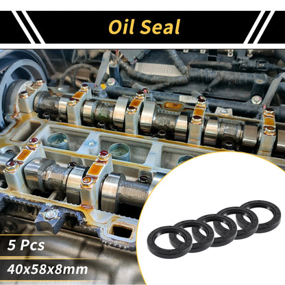 Oil Seal / 40x58x8mm / Rotary Shaft Seal NBR Rubber for Make Model