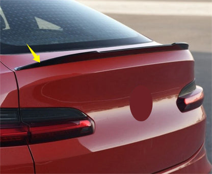 Rear Trunk Spoiler Wing Glossy Black Cover Trim for BMW X4 G02 (2019-2022)