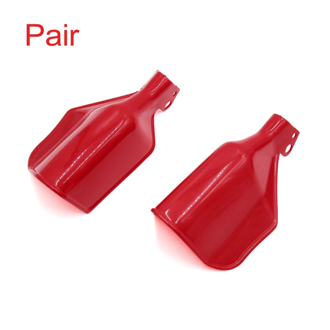 2 x Pair Red Plastic Handlebar Brush Bar Hand Guard Handguard for Yamaha