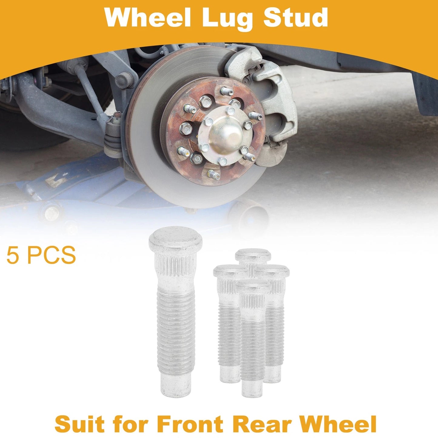 M12x1.5 / Wheel Lug Stud / 5 Pcs for Buick Regal (1987–2004)
