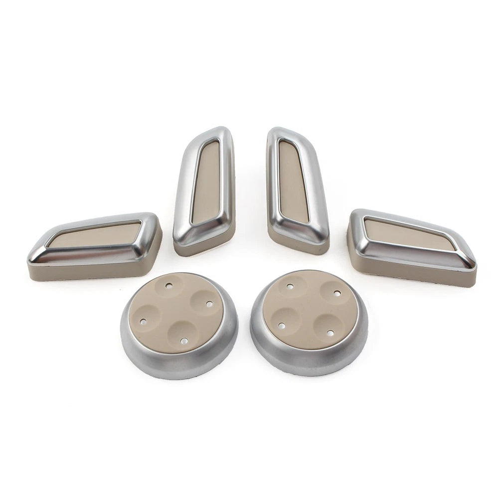 Beige Seat Switch Adjustment Button Cover for Audi A3 A4 A5 A6 A7 Q3 Q5