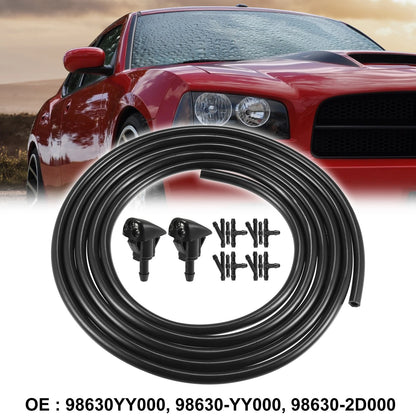 Windshield Washer Nozzles & 2.5m Hose for Hyundai Kia