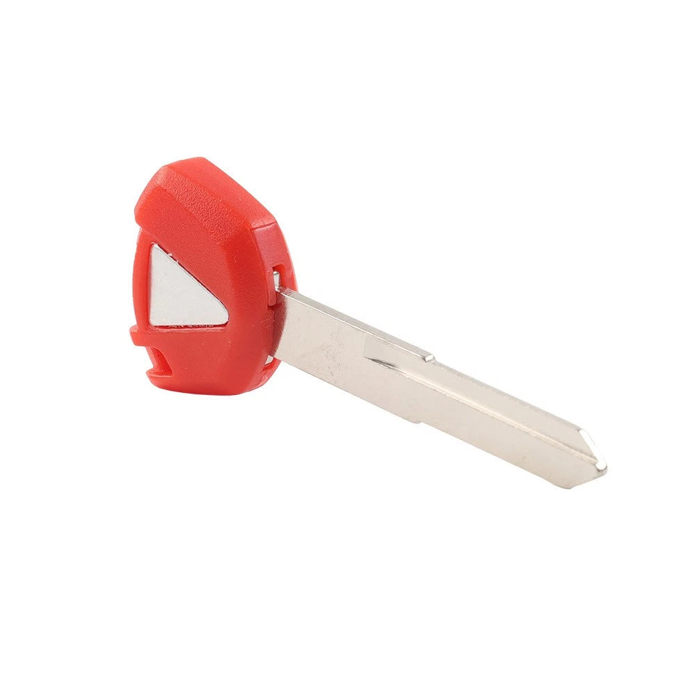 Red Motorcycle Blank Uncut Key Blade for Kawasaki ZX-10R Z1000 ER6N (2011-2012)