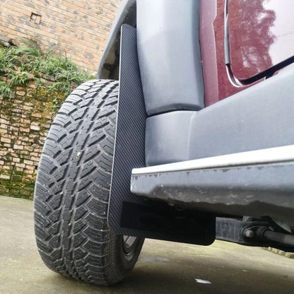 Universal Carbon Fiber Pattern Mud Flaps Splash Guards for Car