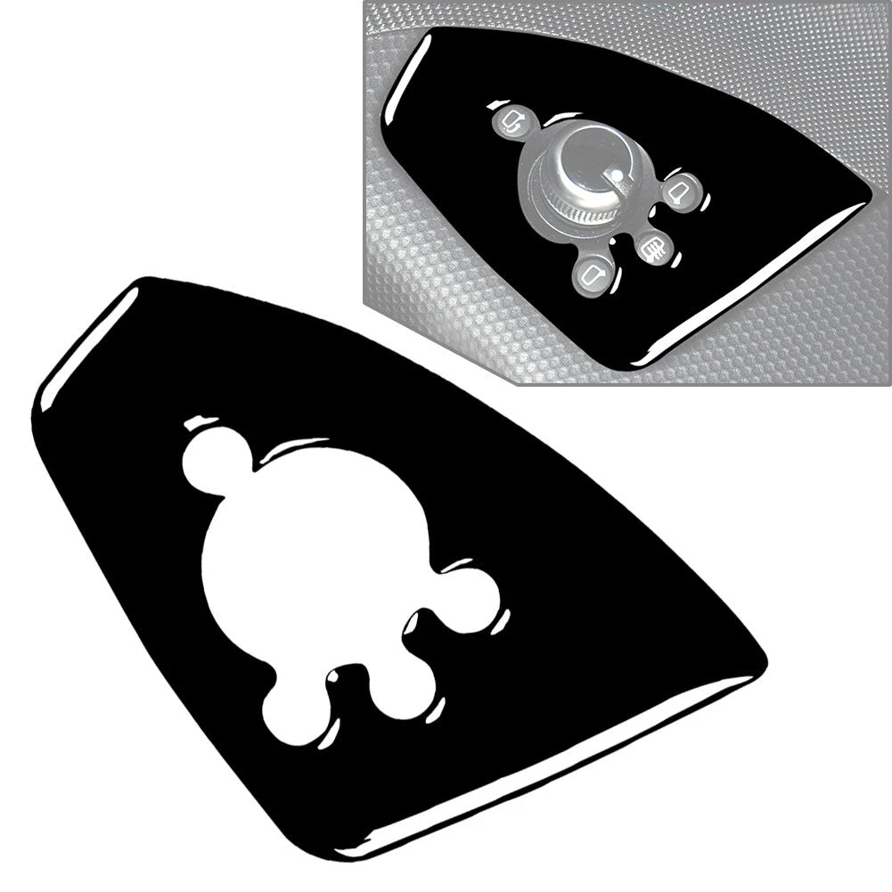 Black Interior Car Door Lock Panel Cover Trim for Audi TT TTS TTRS (2008-2014)