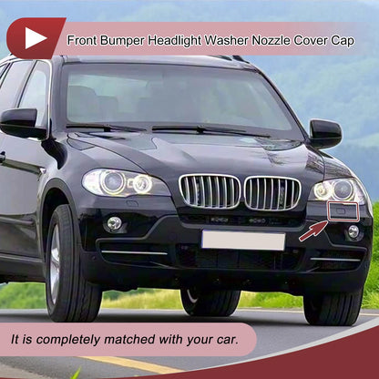 Front Left Bumper Trim Nozzle Cover for BMW X5 White (2007-2013)