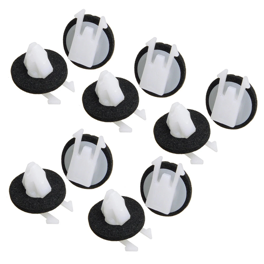 10Pcs Moulding Clips & Sealer for Cadillac Chevrolet