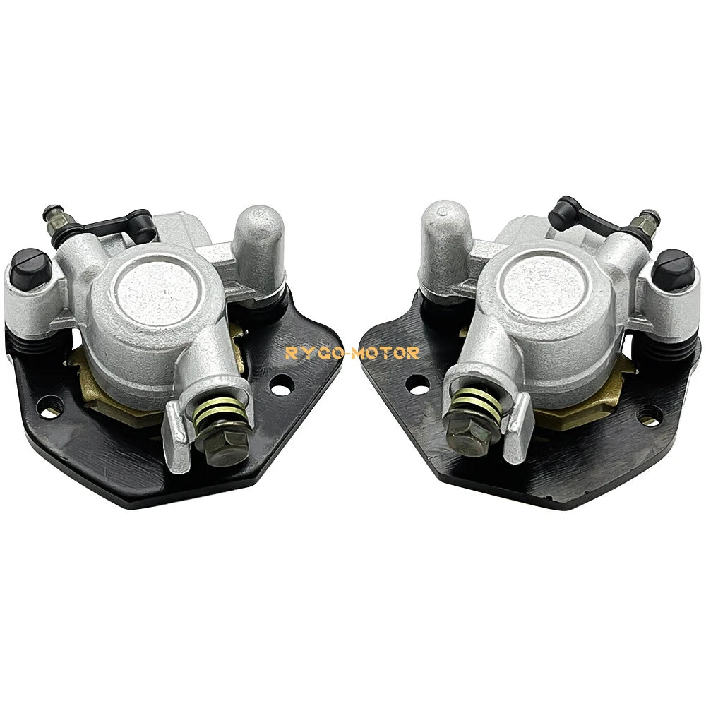 2 x Front Left/Right Calipers & Pads for Kawasaki Lakota 300 KEF300 (1995–2003)