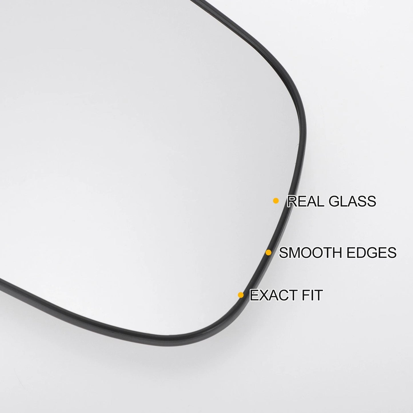 Right Side Heated White Mirror Glass for KIA Ceed (2009-2012)