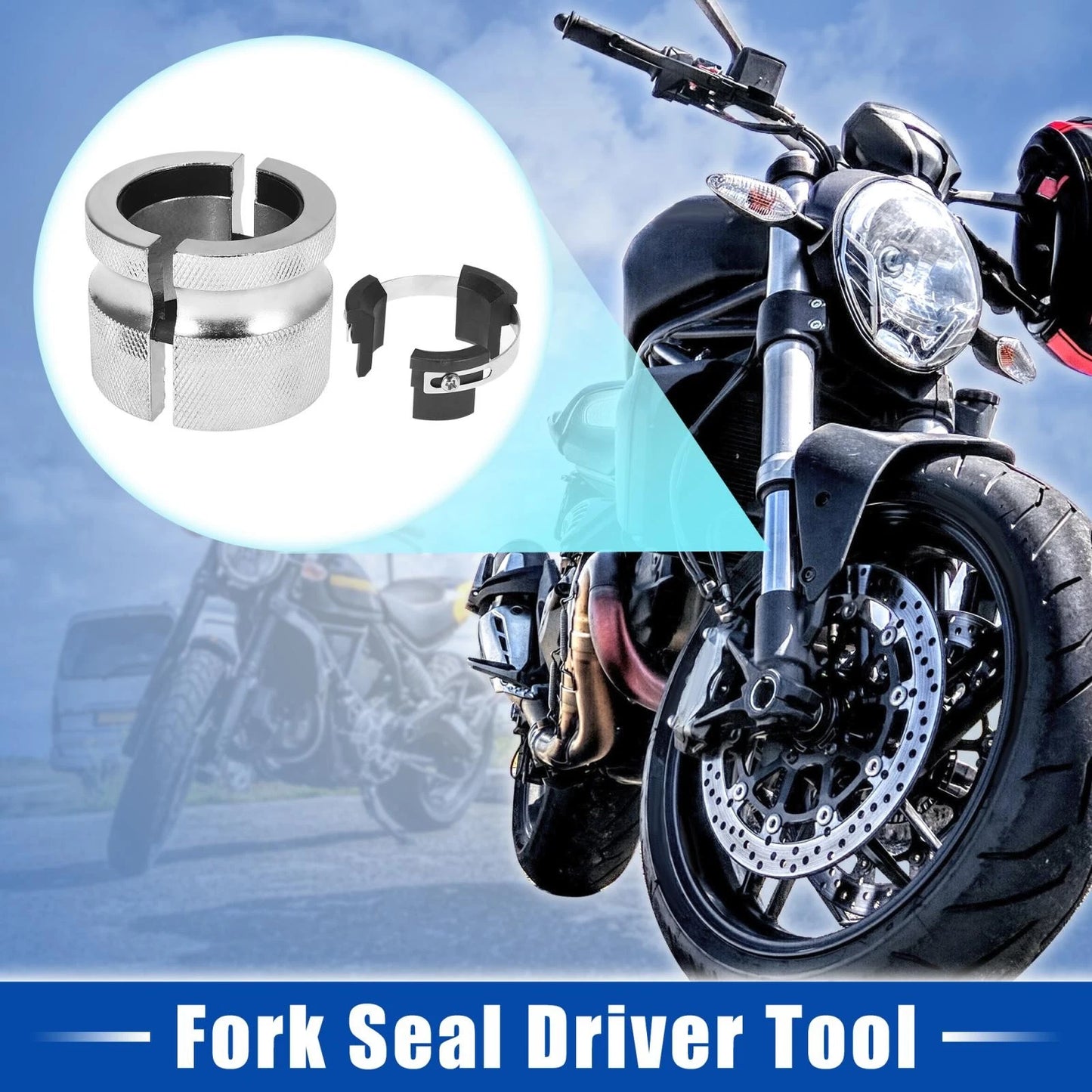 Adjustable Fork Seal Driver Tool 39mm-50mm for Motorcycle