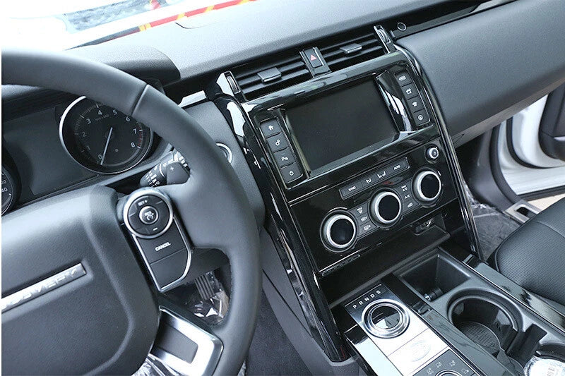 Black Center AC Volume Button Panel Cover Trim For Range Rover Discovery 5