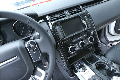 Black Center AC Volume Button Panel Cover Trim For Range Rover Discovery 5