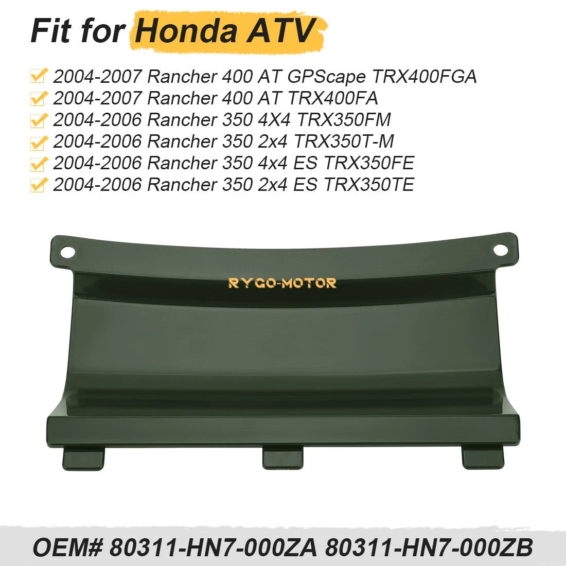 Battery Cover Lid for Honda TRX Rancher (2004–2007)