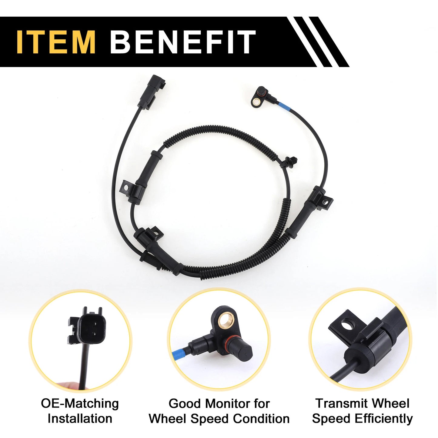 ABS Wheel Speed Sensor for Ford F-250 F-350 Super Duty (2011-2012)