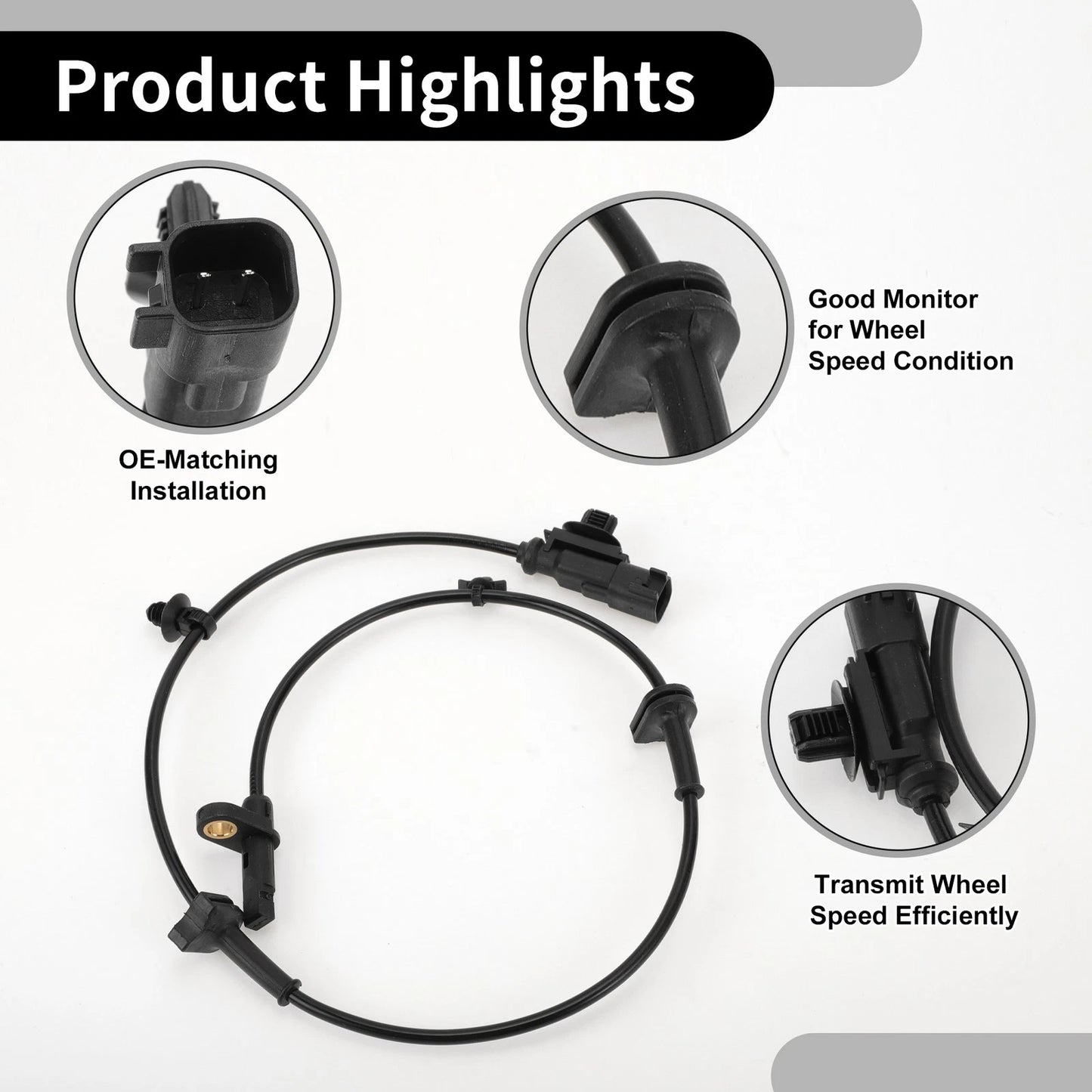 ABS Wheel Speed Sensor for Ford Fiesta 2011-2013 (Front Left or Right)