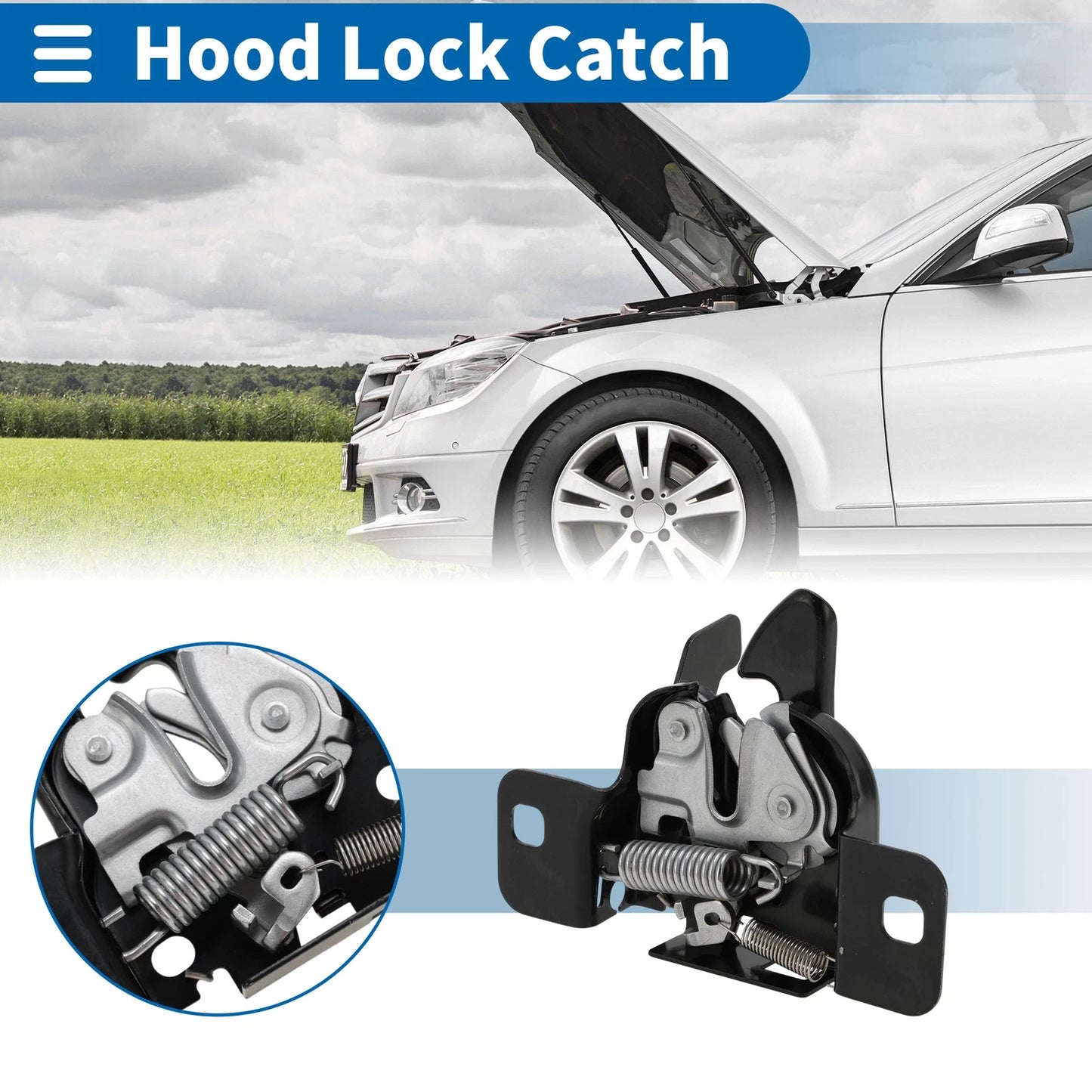 Hood Latch Assembly for Jeep Commander 2006-2009 (1 Pcs)