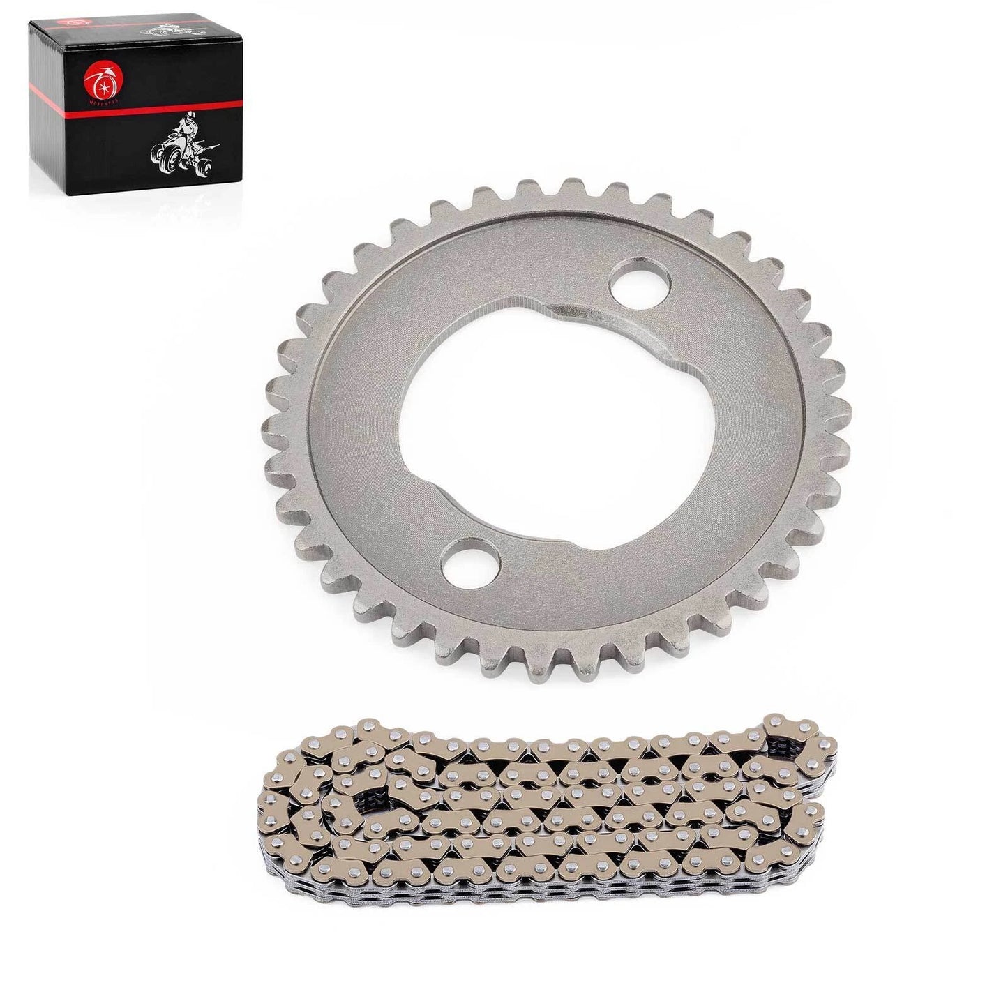 Camshaft Sprocket 38T & Cam Timing Chain for Honda Fourtrax TRX300 (1988–2000)